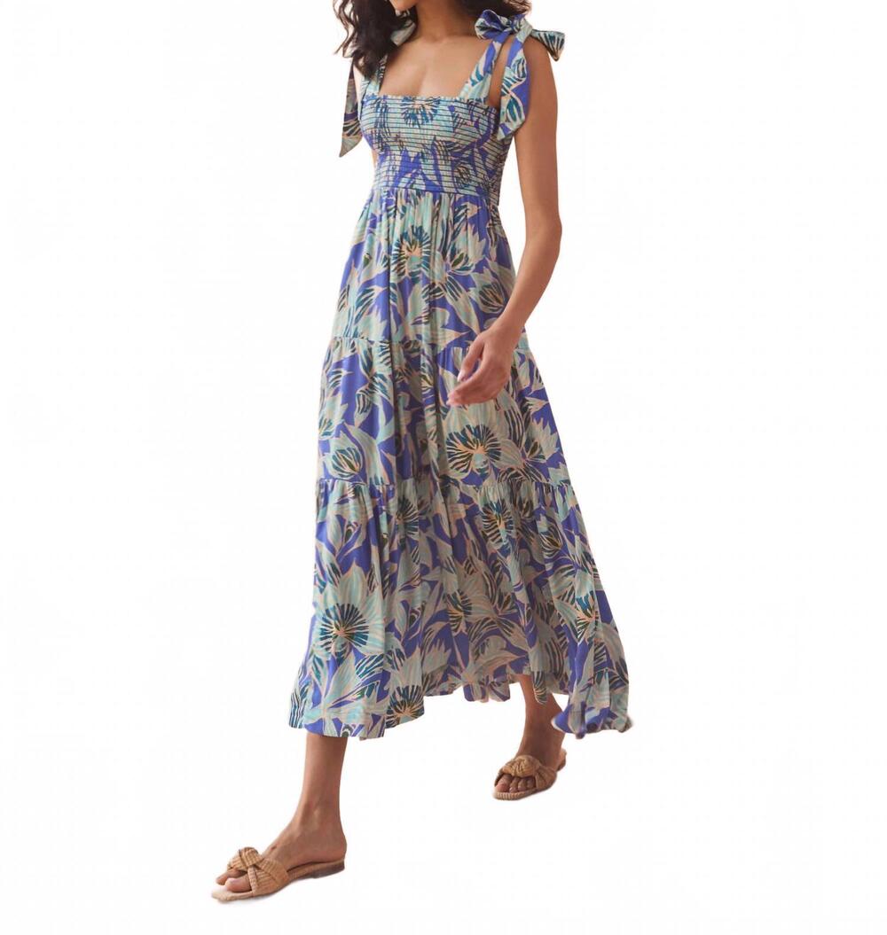 NEW OMIKA lana maxi dress in thea cornflower